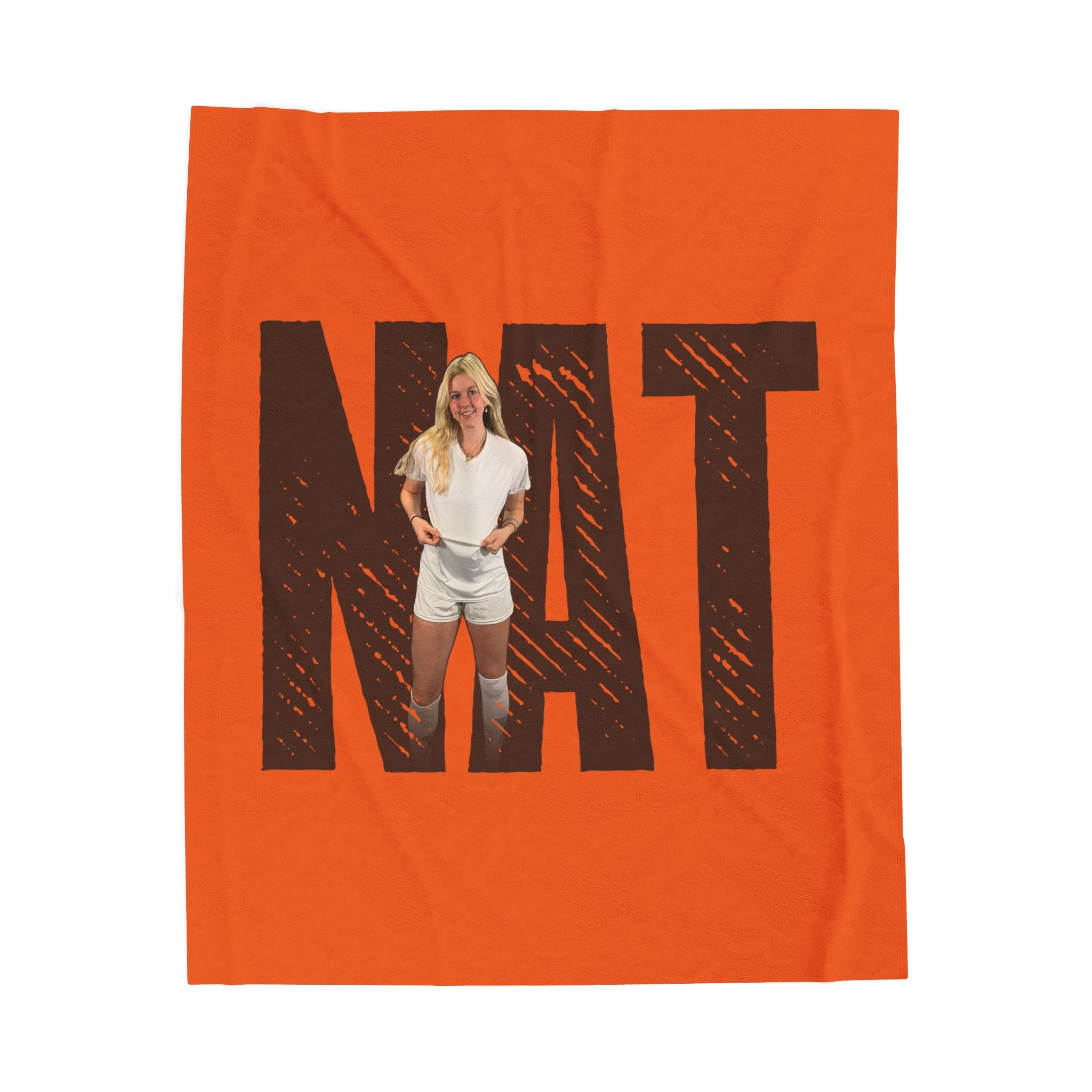 Natalie Hoover Velveteen Plush Blanket