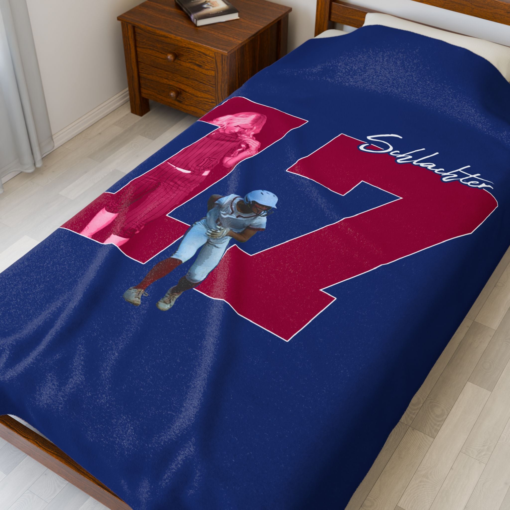 Hannah Schlachter Velveteen Plush Blanket