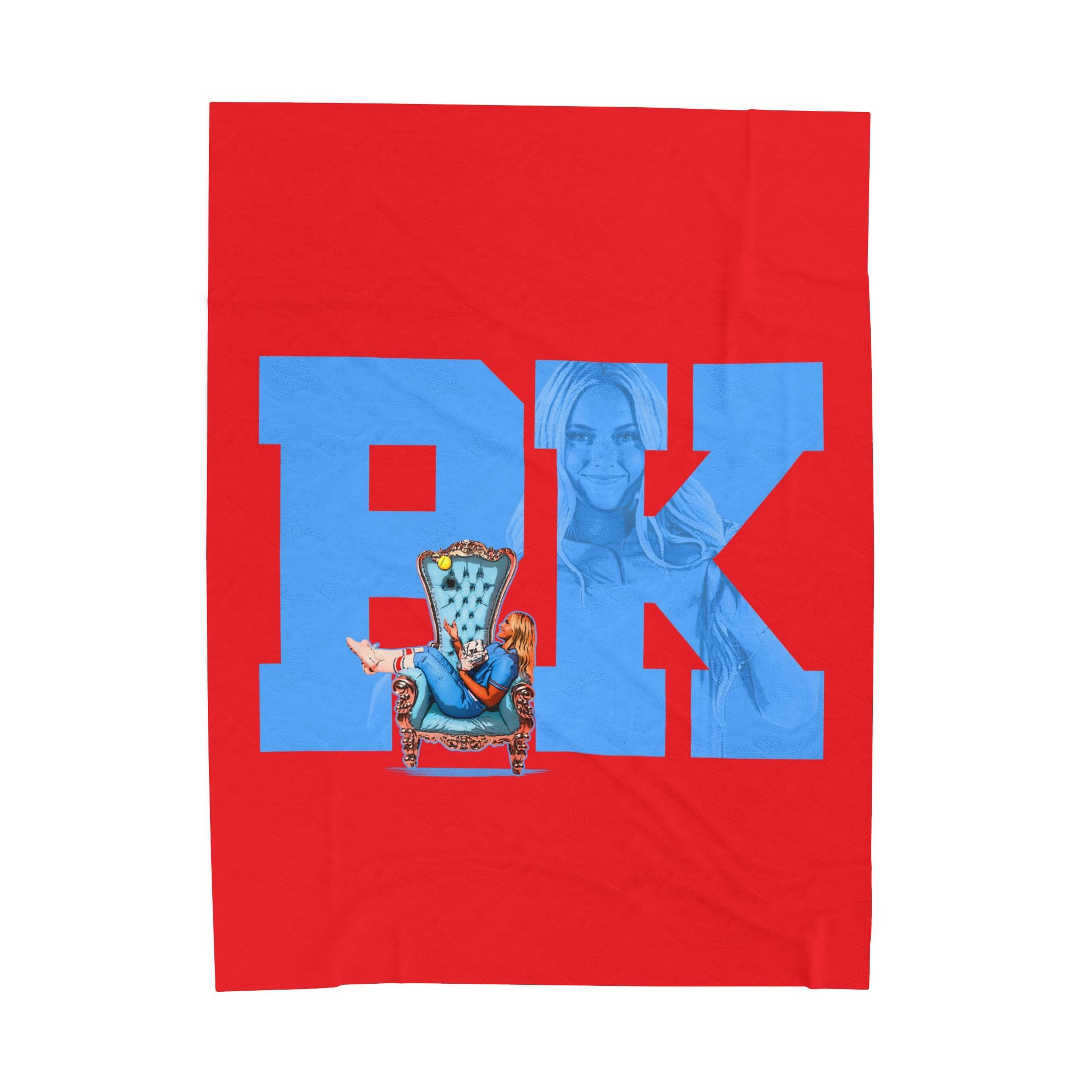 Payton Kennedy Velveteen Plush Blanket