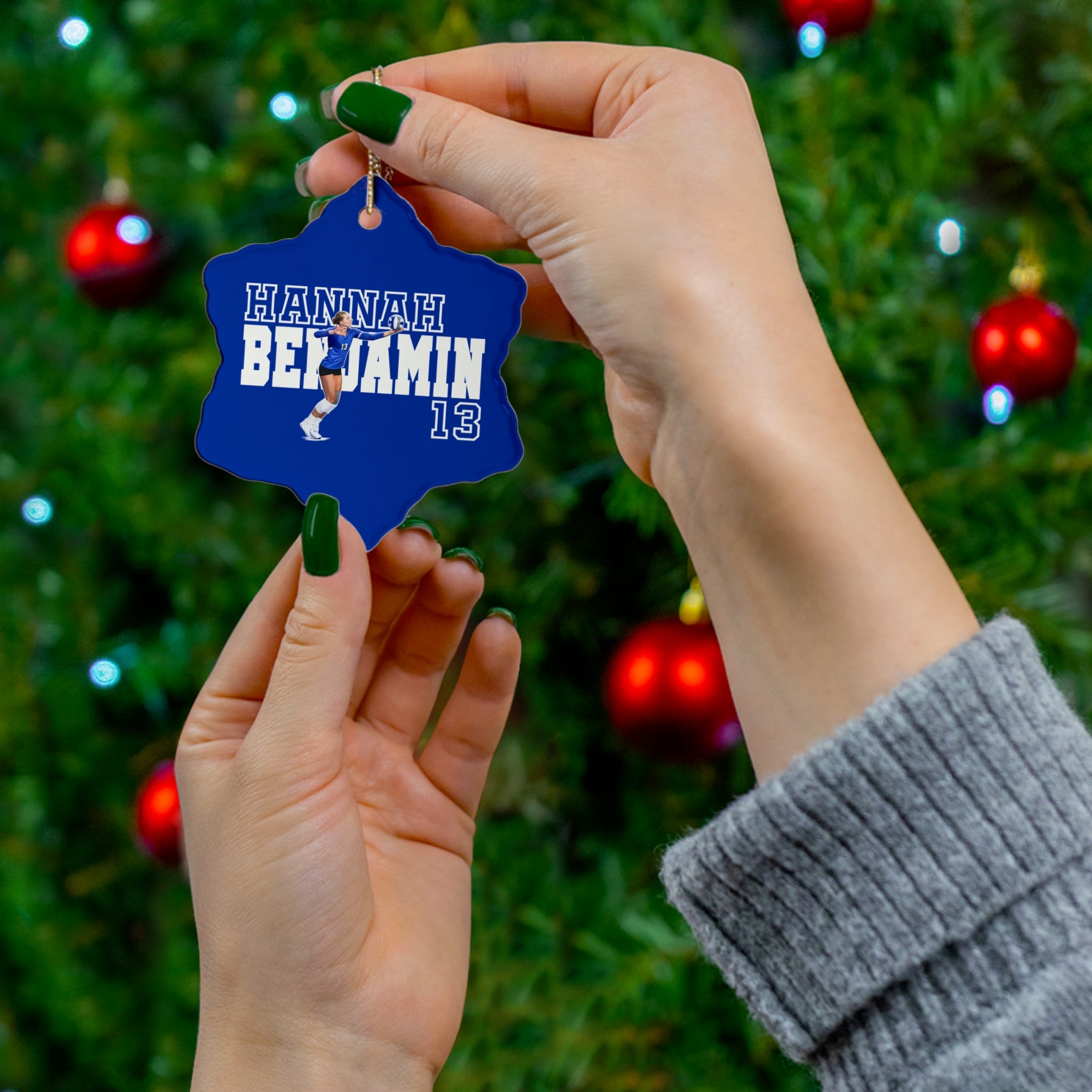 Hannah Benjamin Ceramic Ornament