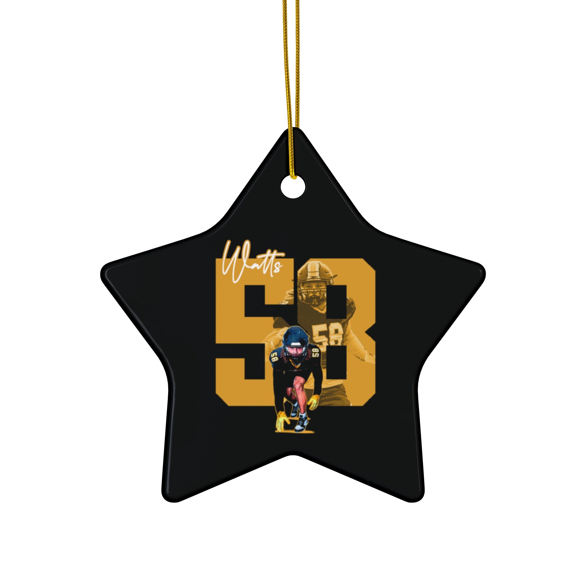 Kaden Watts Ceramic Ornament