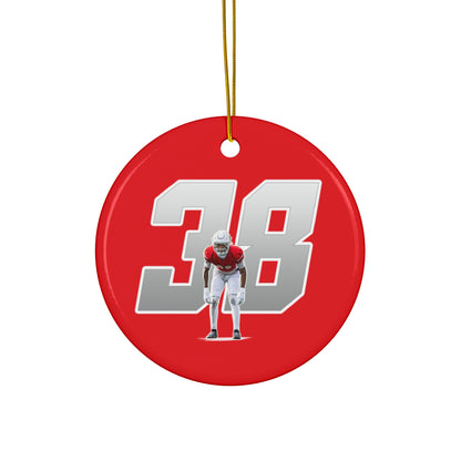 Marquise Hill Ceramic Ornament