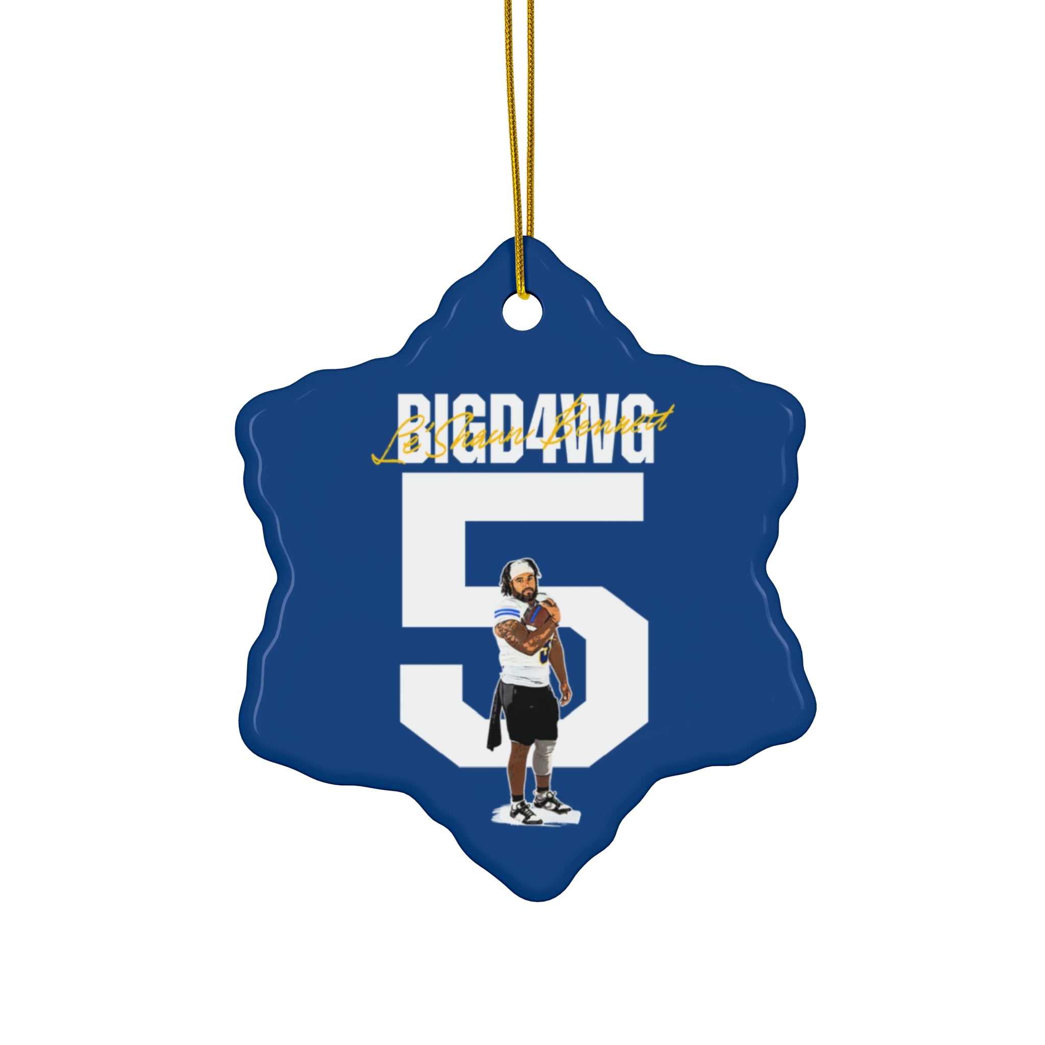 Le'Shaun Bennett II Ceramic Ornament