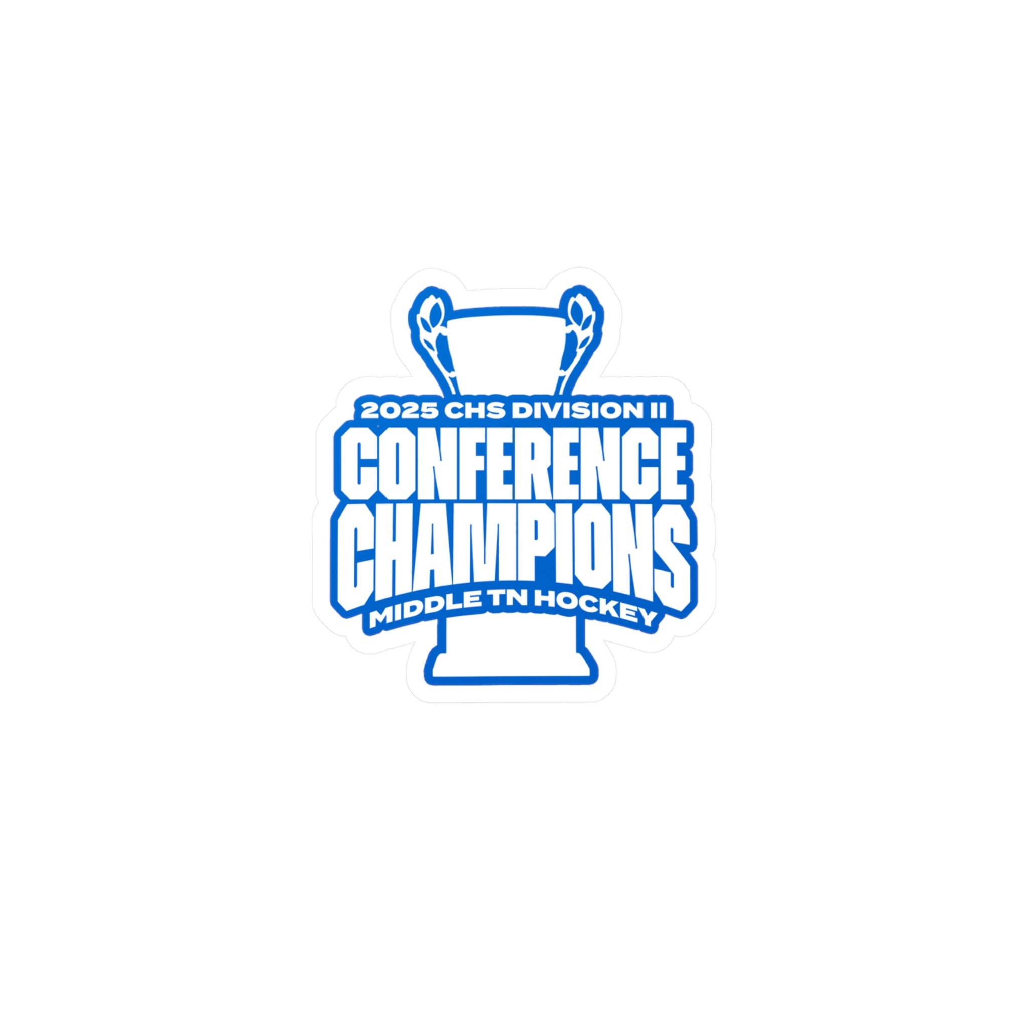 MTSU Hockey Conference Champs Vinyl Decals