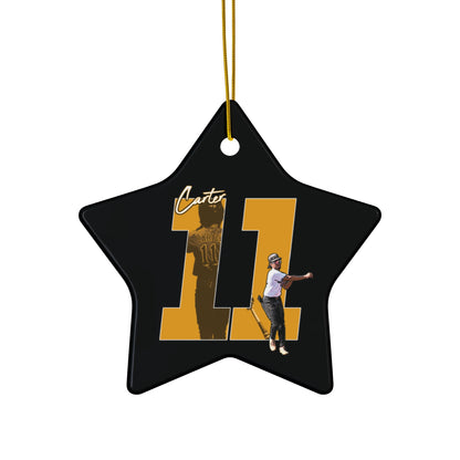 Julian Carter Ceramic Ornament