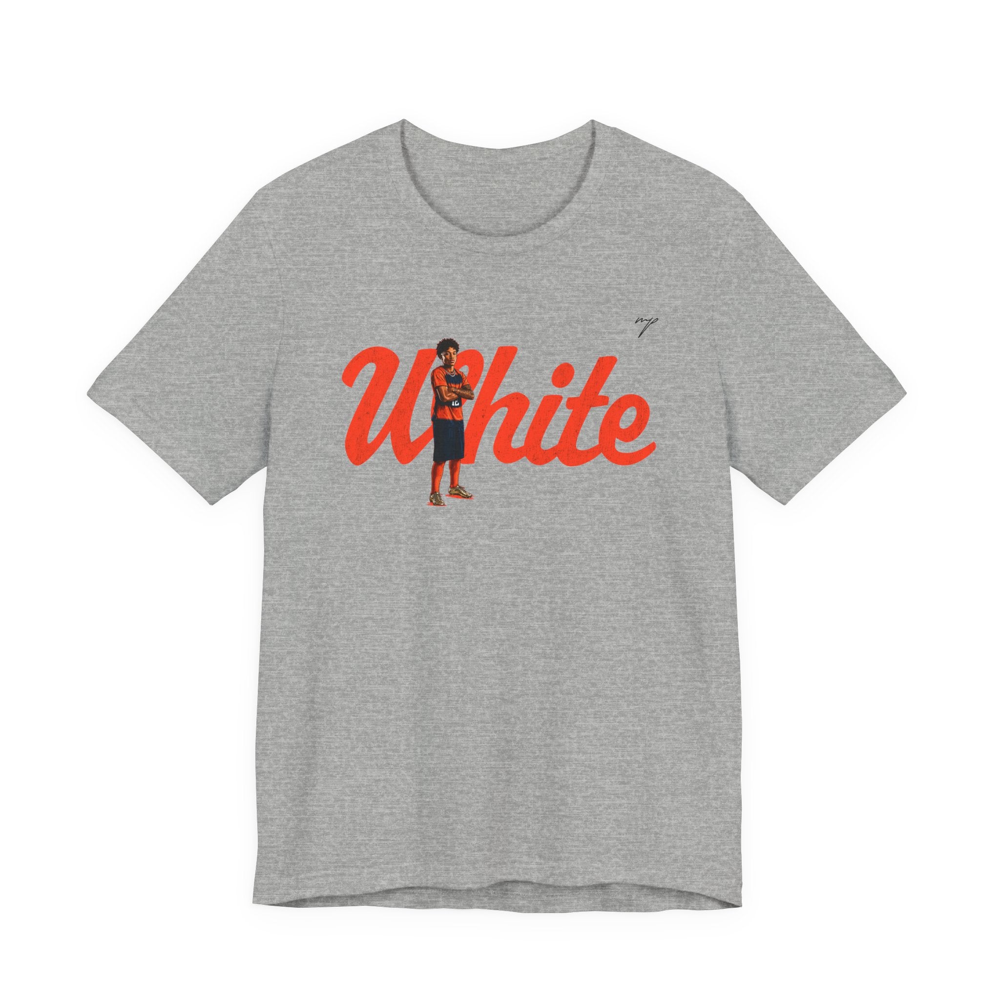 Dario White Graphic Tee