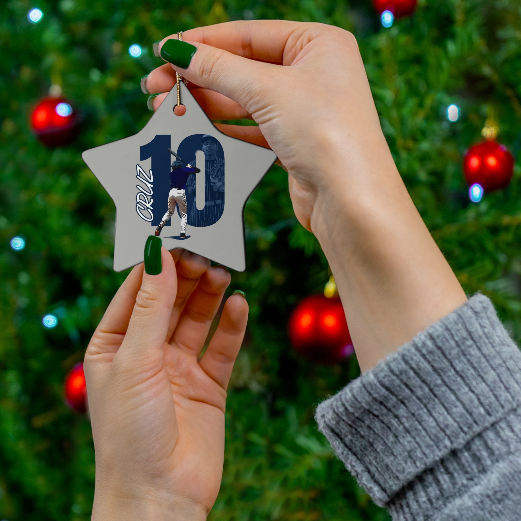Kevin Cruz Ceramic Ornament