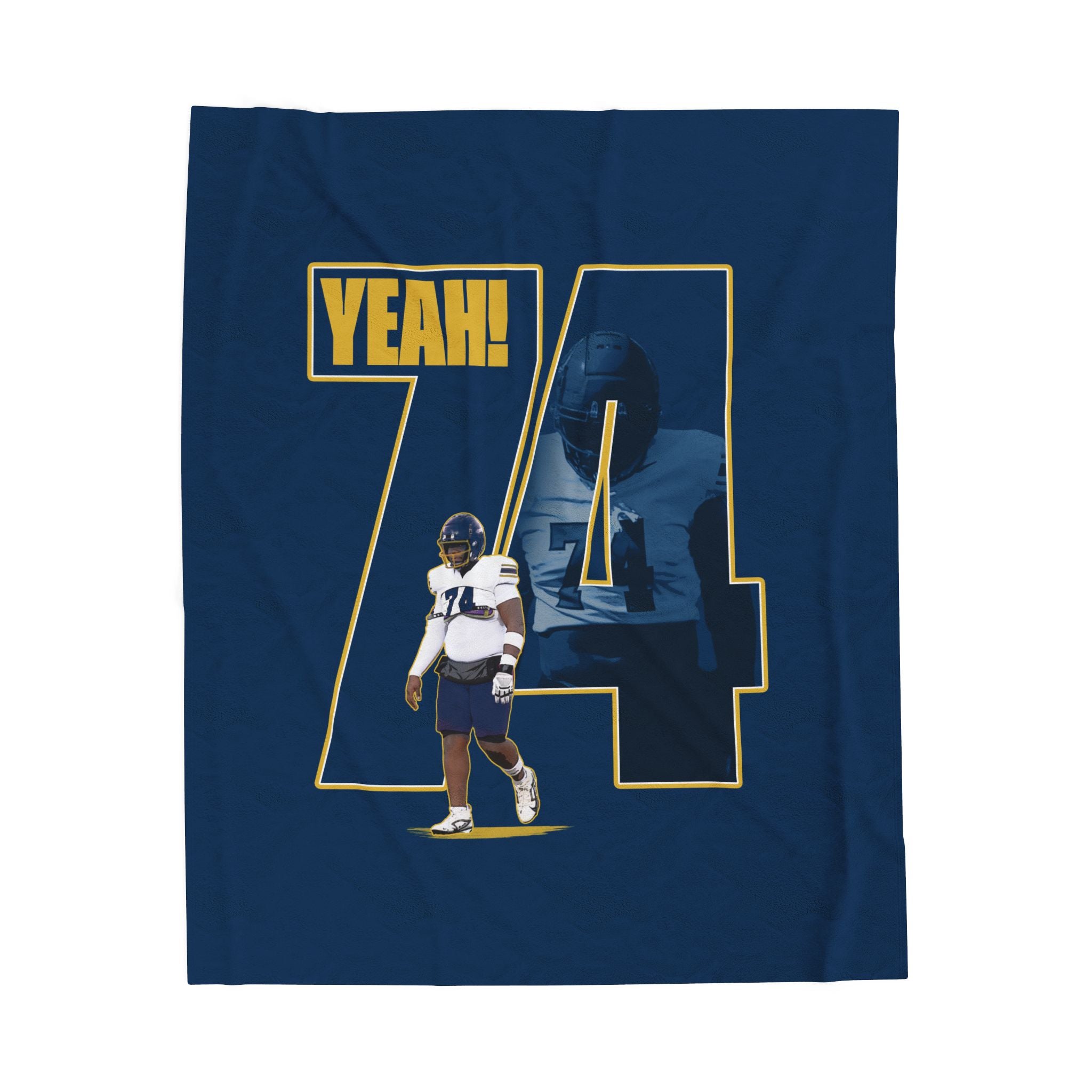 Nasir Yeah Velveteen Plush Blanket