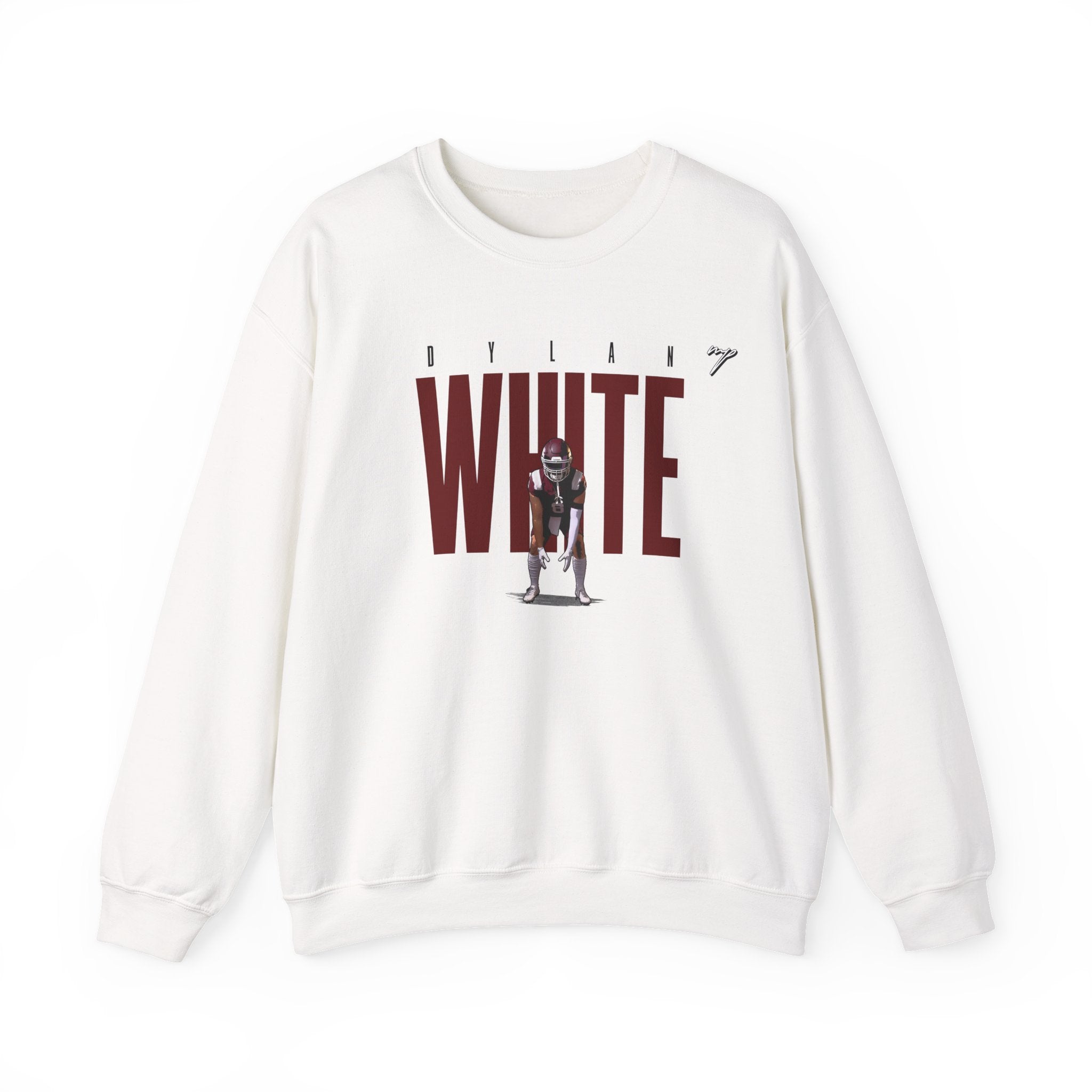 Dylan White Crewneck