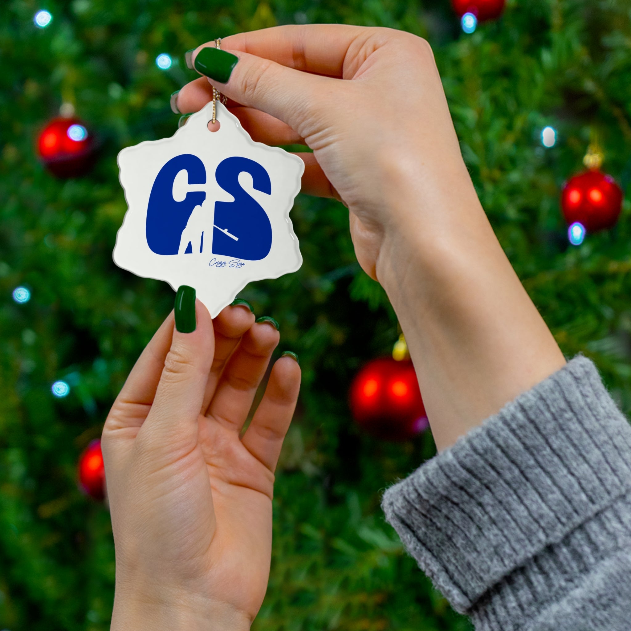 Criss Sosa Ceramic Ornament