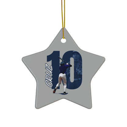 Kevin Cruz Ceramic Ornament