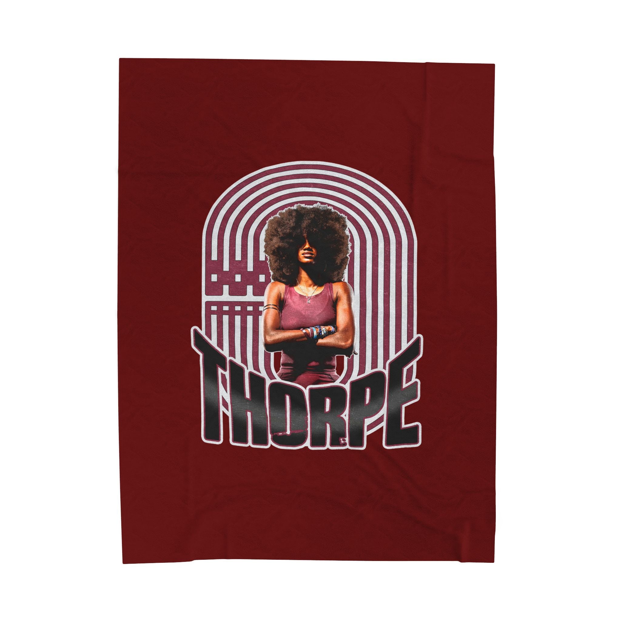 India Thorpe Velveteen Plush Blanket