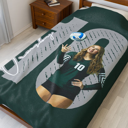 Leela Ormsby Velveteen Plush Blanket