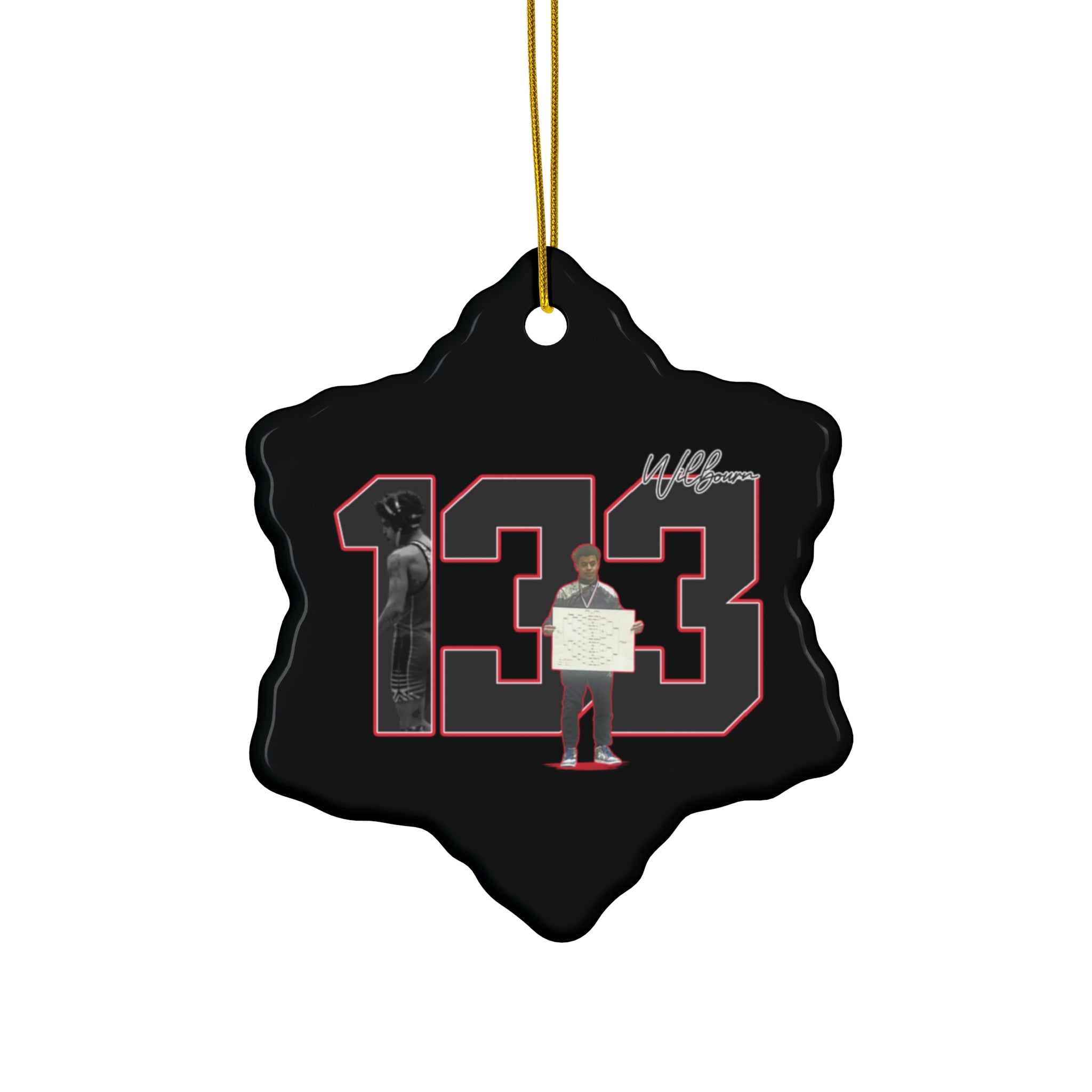 Daishaun Wilbourn Ceramic Ornament