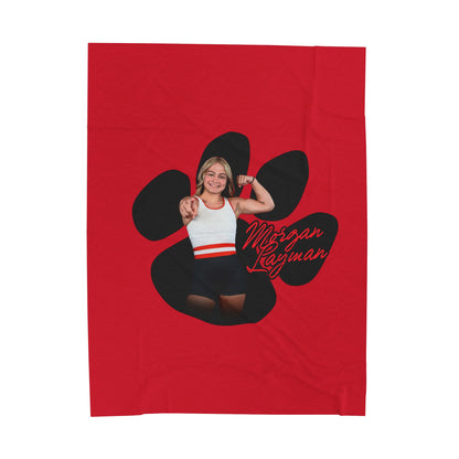 Morgan Layman Velveteen Plush Blanket