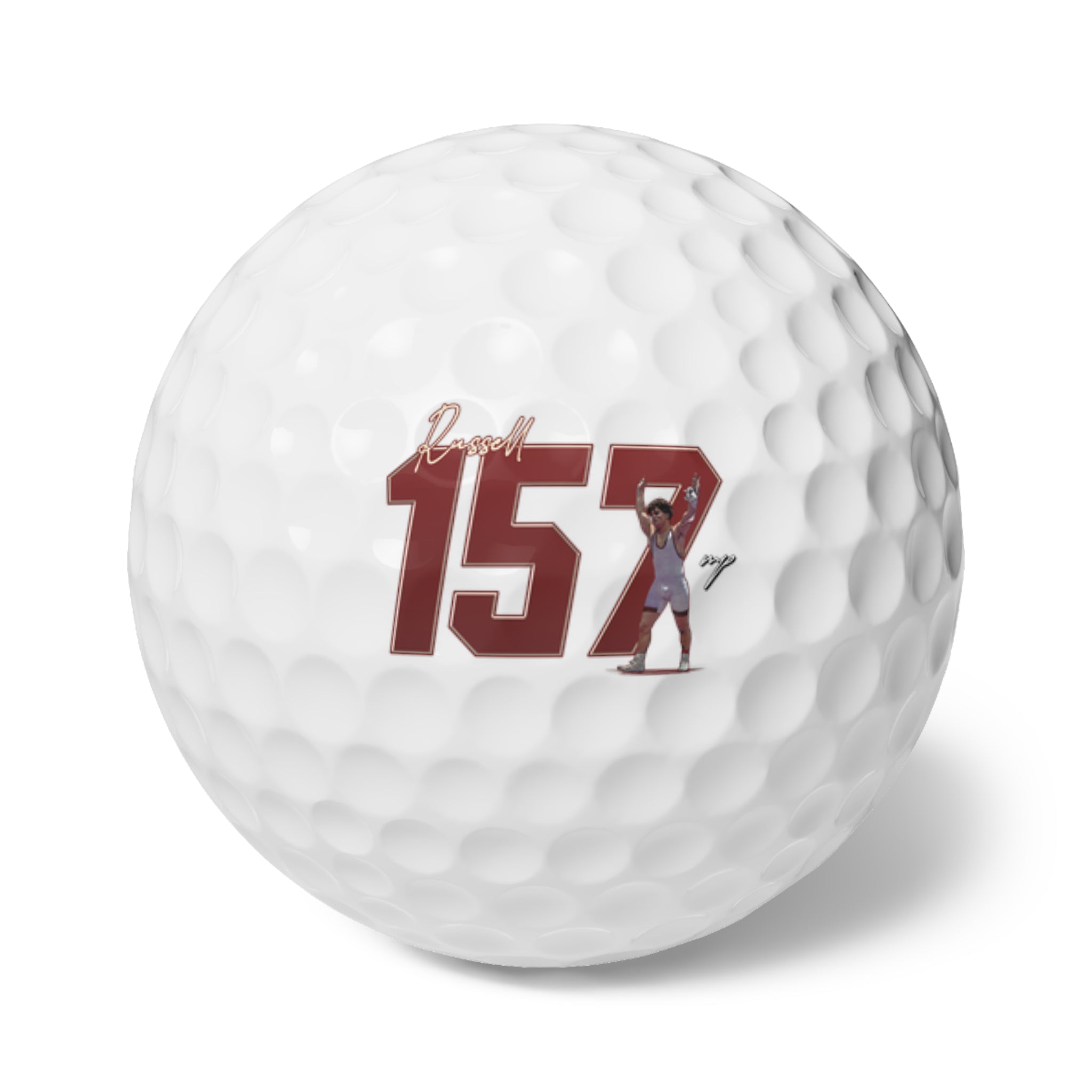 Dallas Russell Golf Balls, 6pc