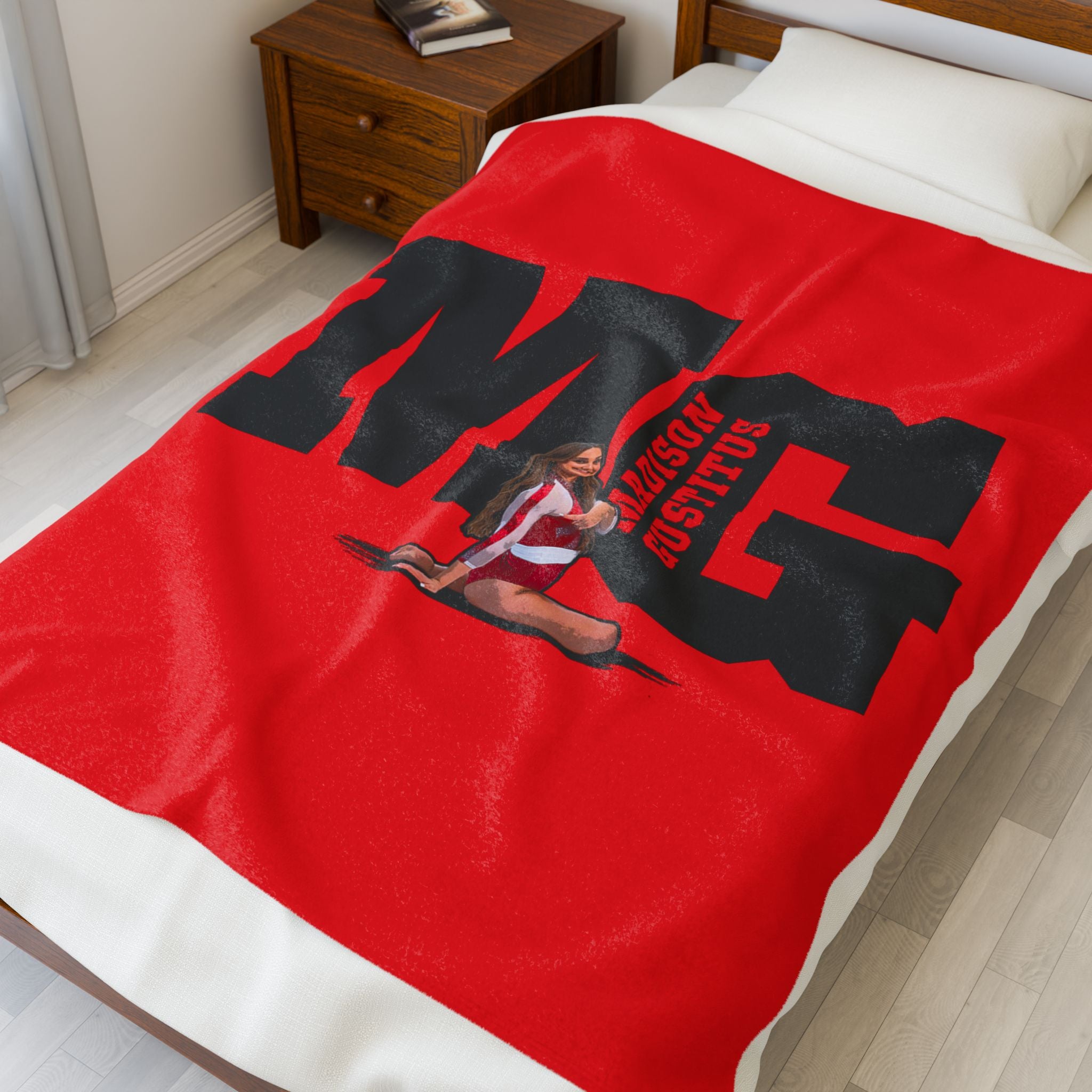 Madison Gustitus Velveteen Plush Blanket