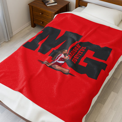 Madison Gustitus Velveteen Plush Blanket
