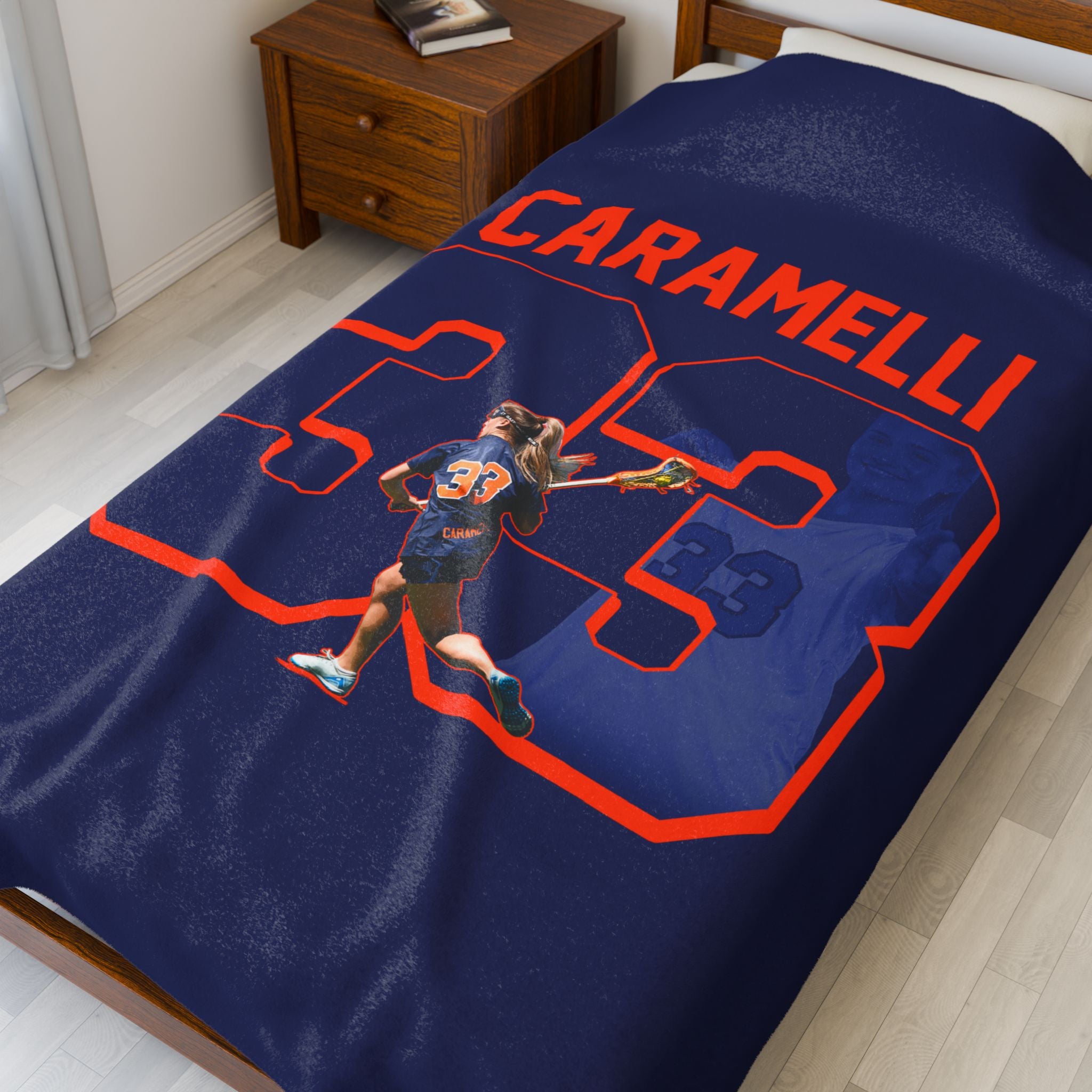 Joely Caramelli Velveteen Plush Blanket
