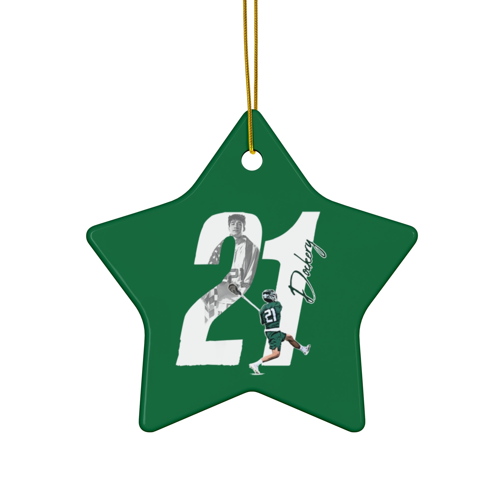 Xavier Dockery Ceramic Ornament