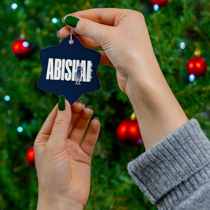Abishai Corey Ceramic Ornament