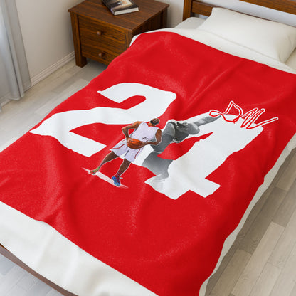 David Meredith Velveteen Plush Blanket