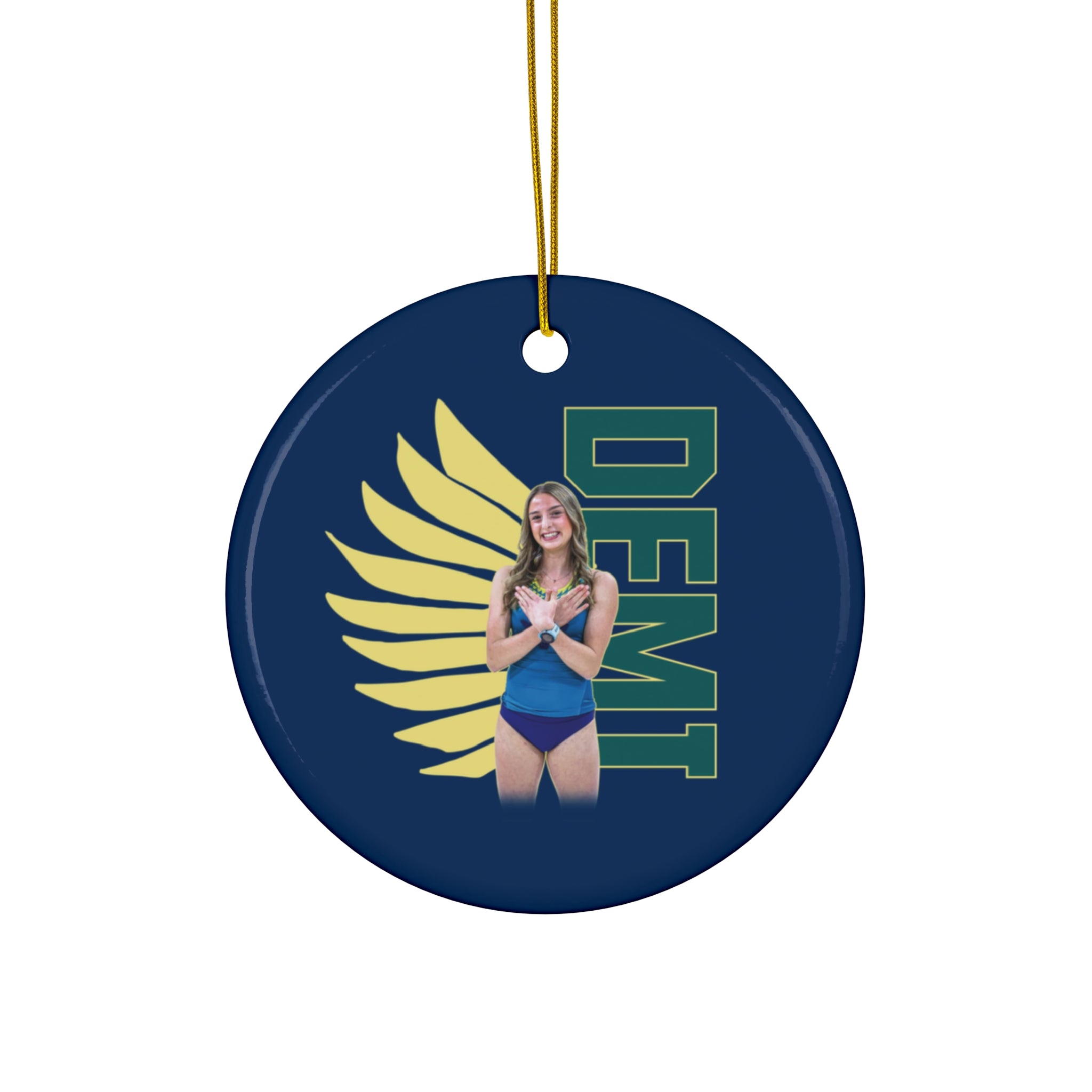 Demi Nicholas Ceramic Ornament