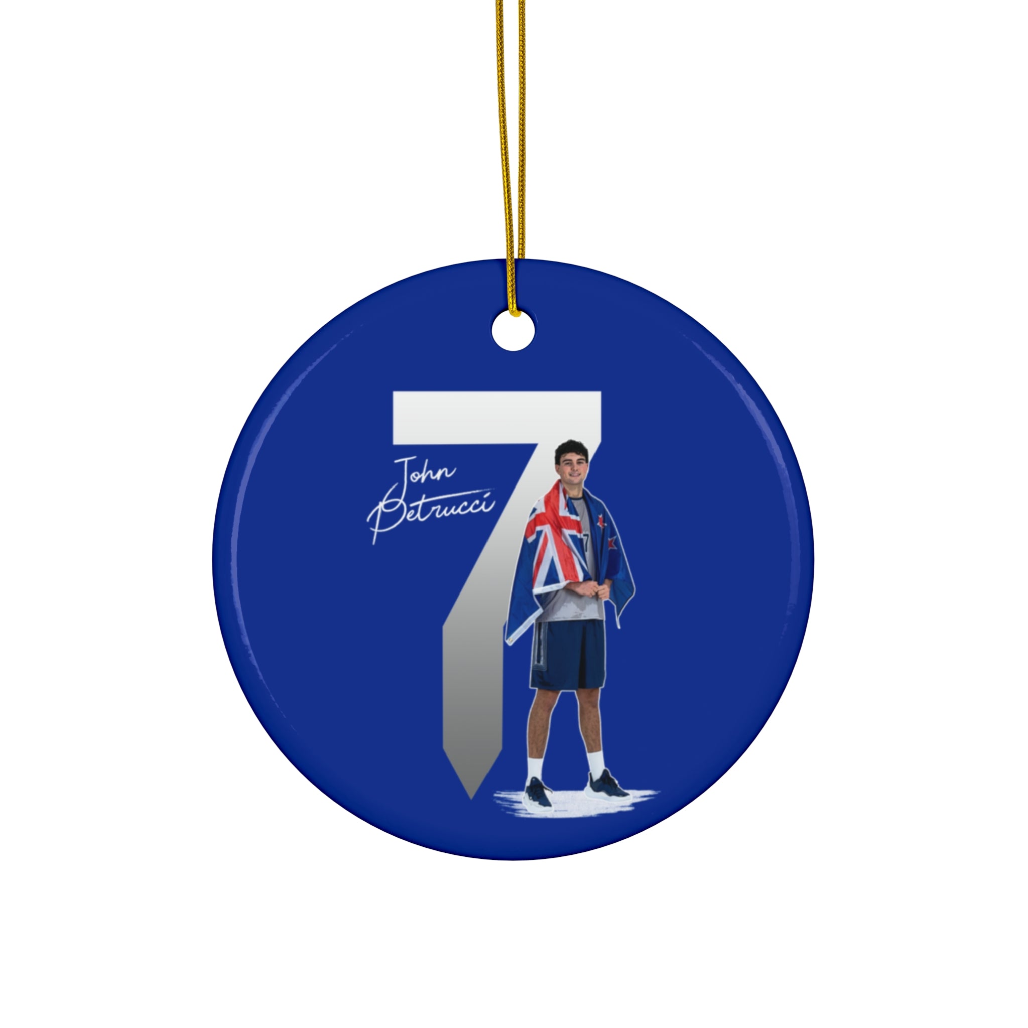 John Petrucci Ceramic Ornament