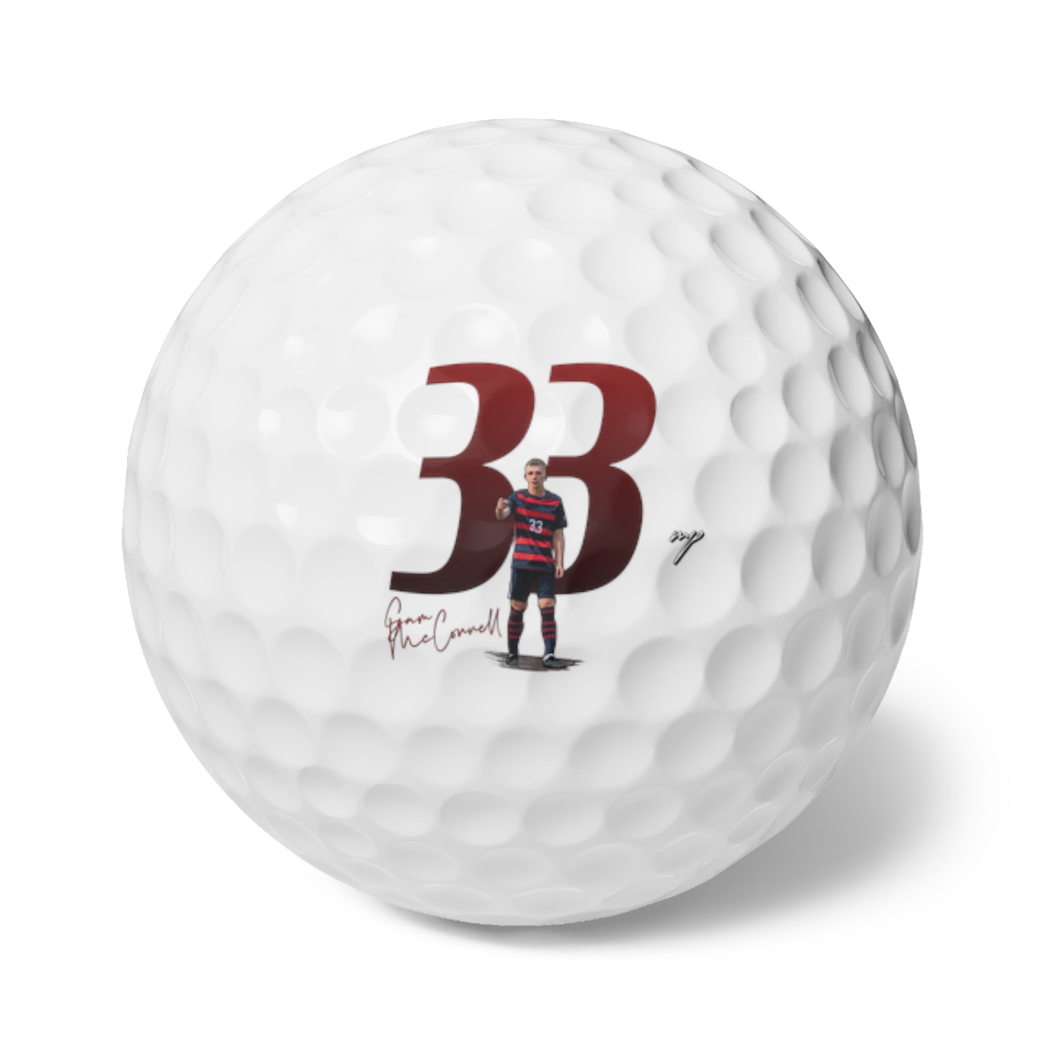 Sam McConnell Golf Balls, 6pc