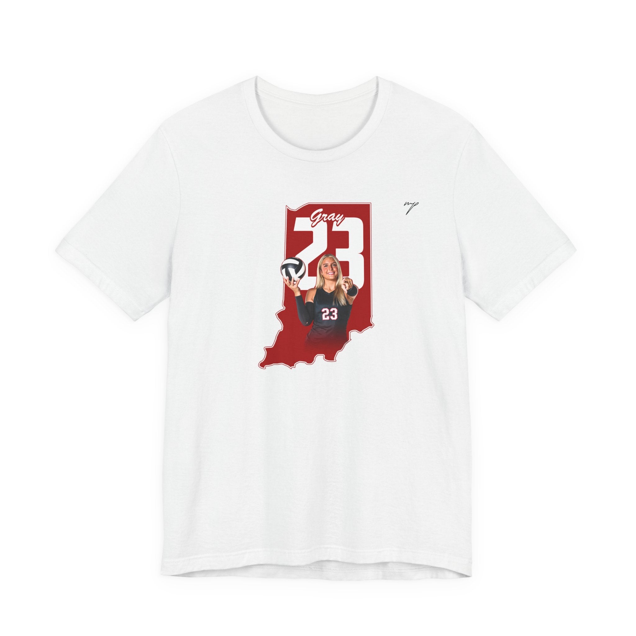 Victoria Gray Graphic Tee