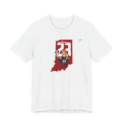 Victoria Gray Graphic Tee