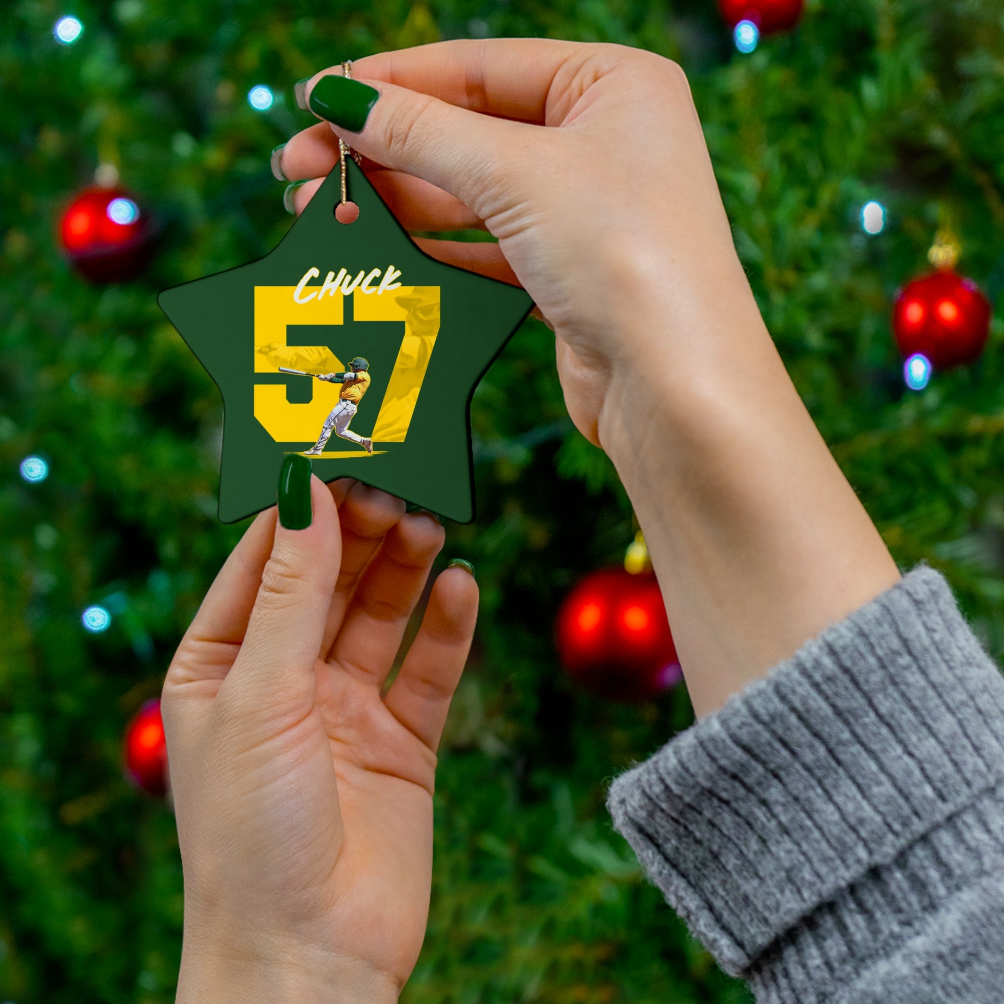 Chuck Fontana Ceramic Ornament