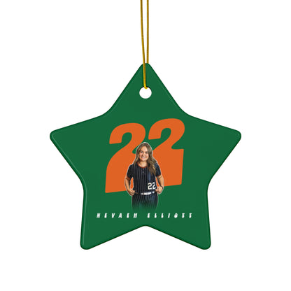 Nevaeh Elliott Ceramic Ornament