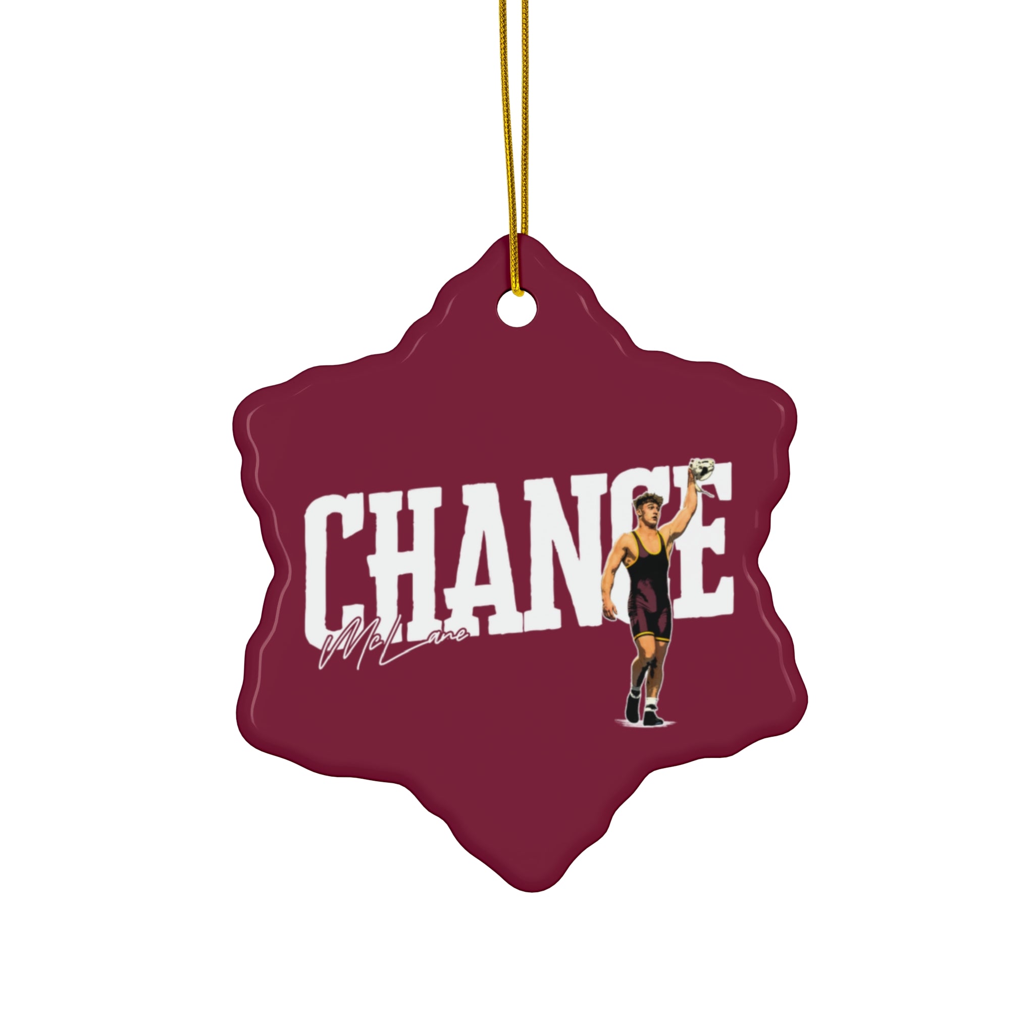Chance McLane Ceramic Ornament