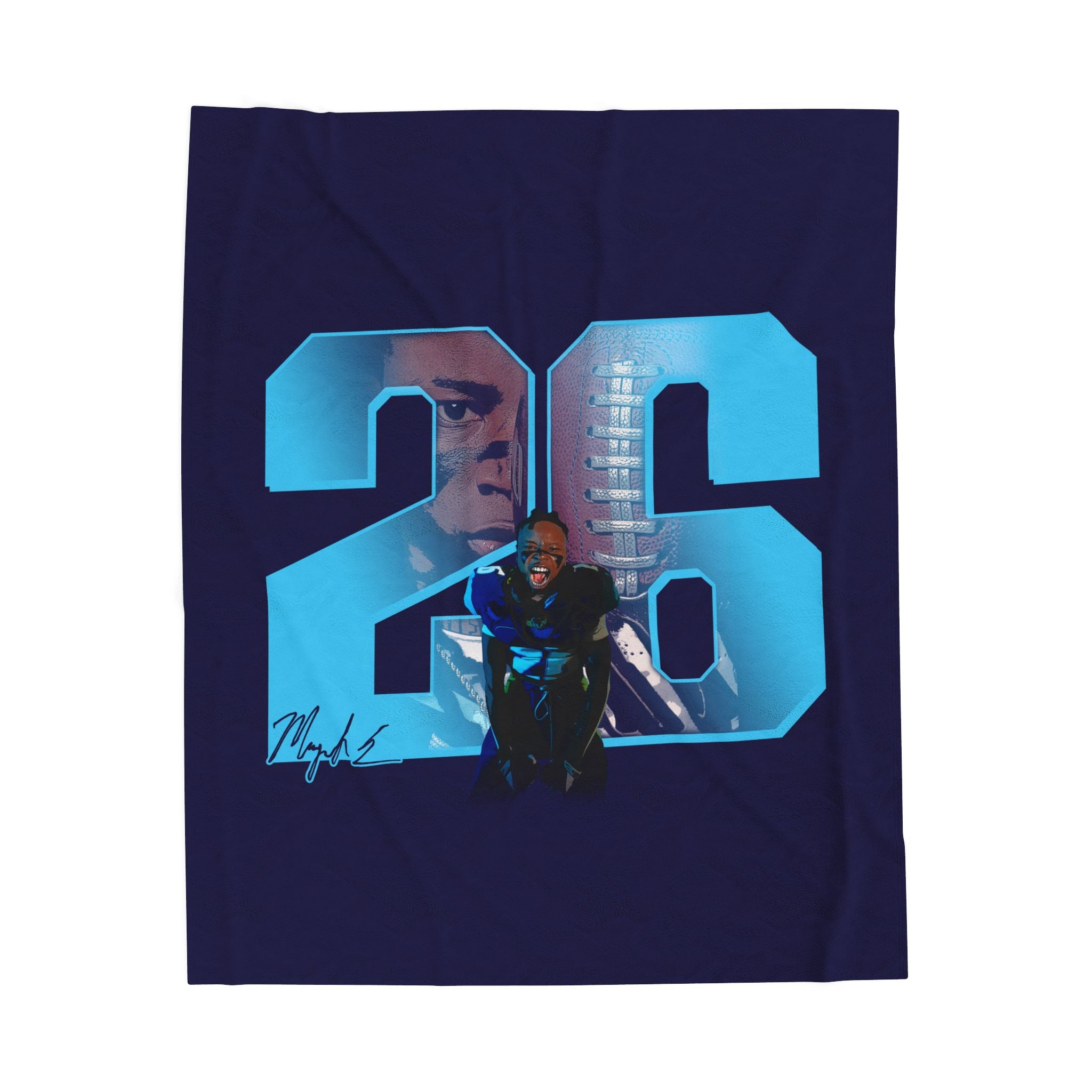 Ari Sephus Velveteen Plush Blanket