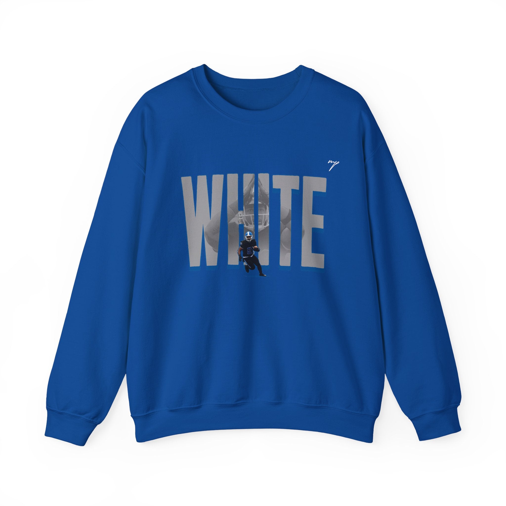 Trent White Crewneck