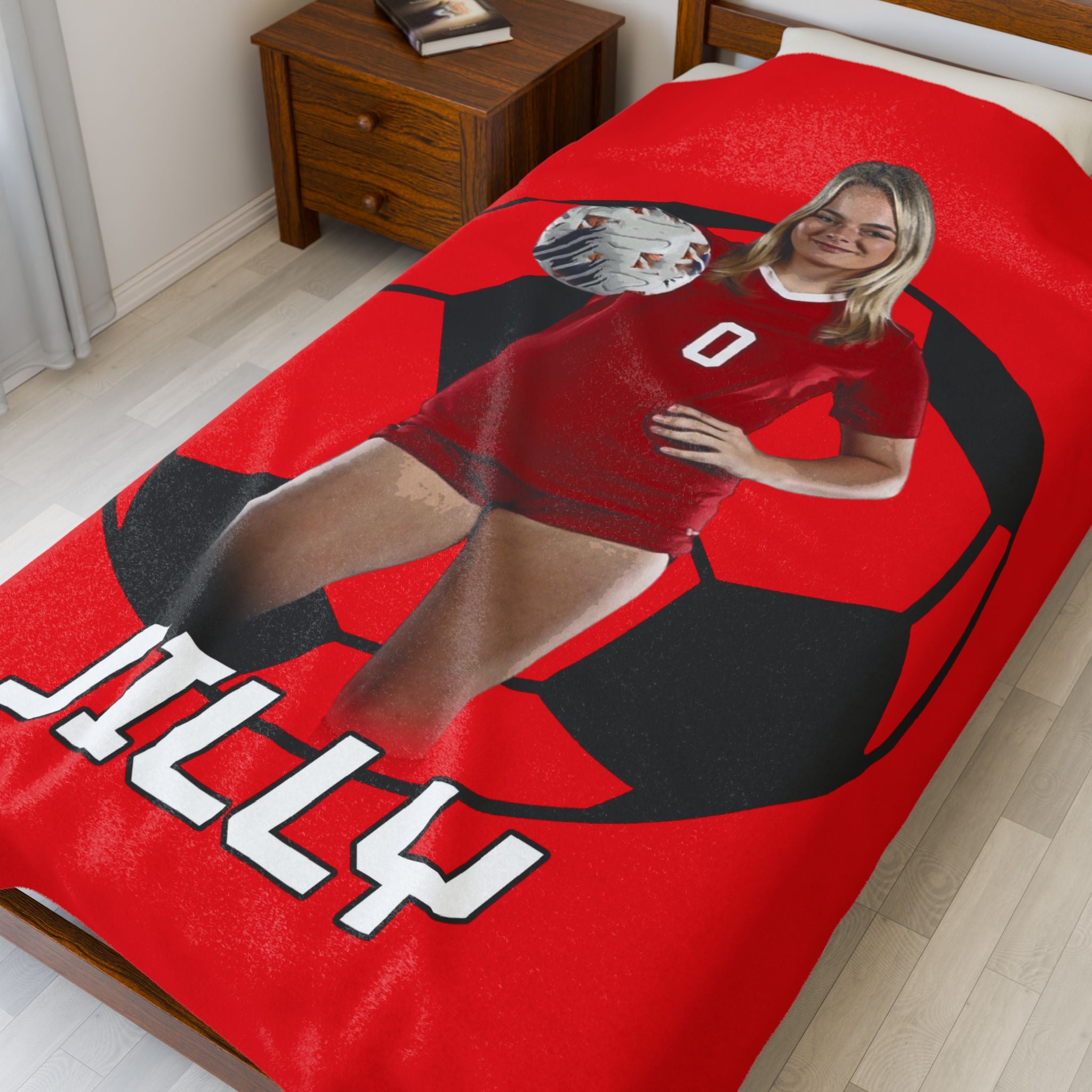 Jillian Barth Velveteen Plush Blanket