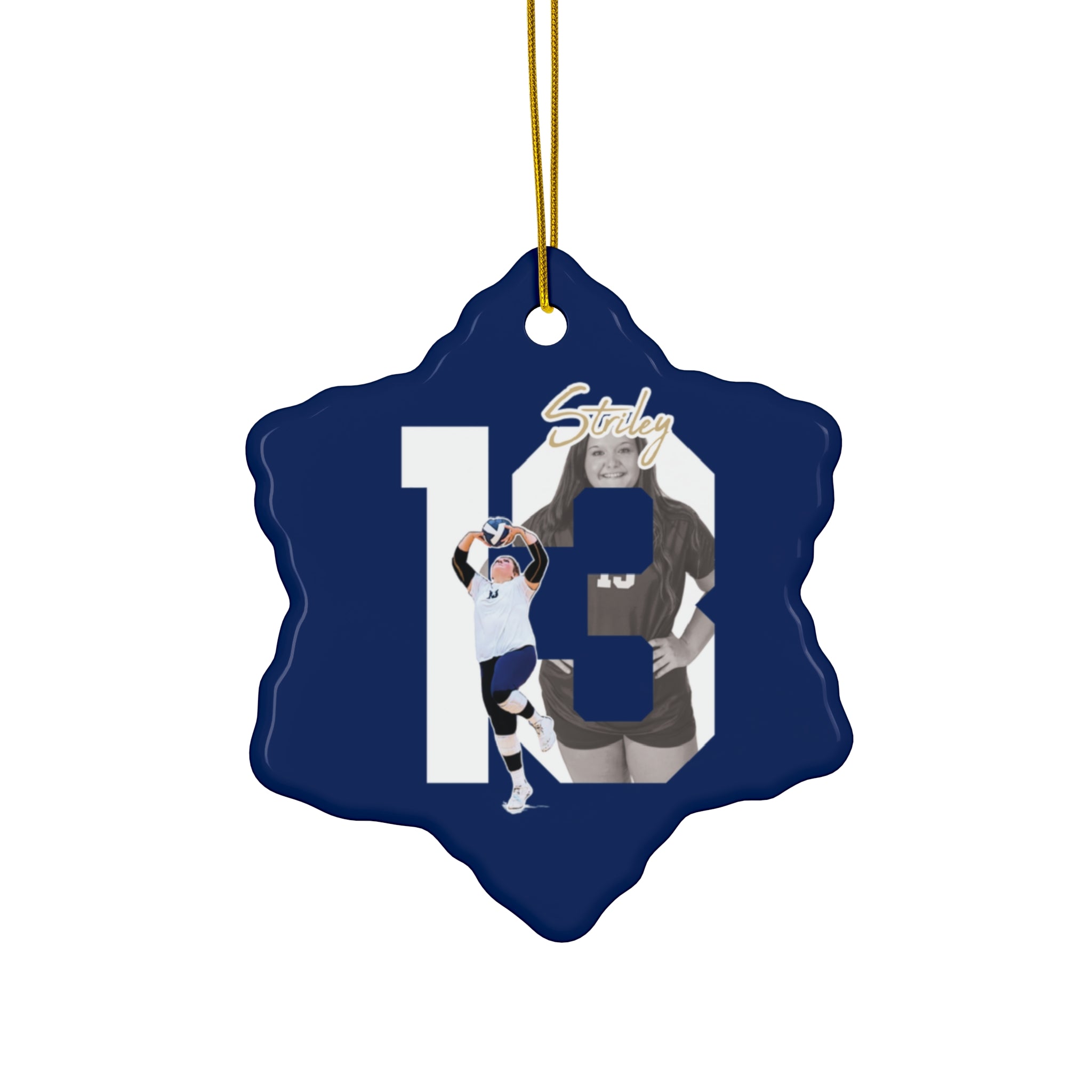 Michelle Striley Ceramic Ornament