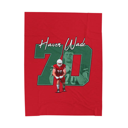 Haven Wade Velveteen Plush Blanket