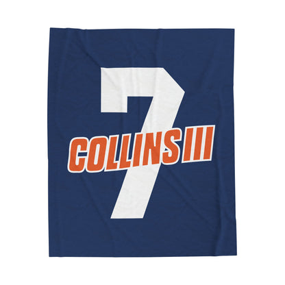 Leonard Collins III Velveteen Plush Blanket