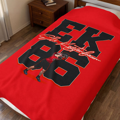 Eli Kestenbaum Velveteen Plush Blanket