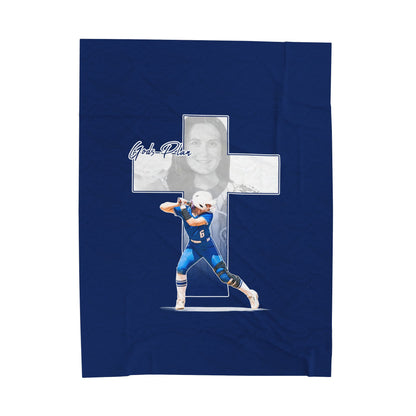 Kaelan Schultz Velveteen Plush Blanket