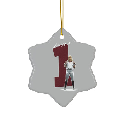 Layla Gugino Ceramic Ornament