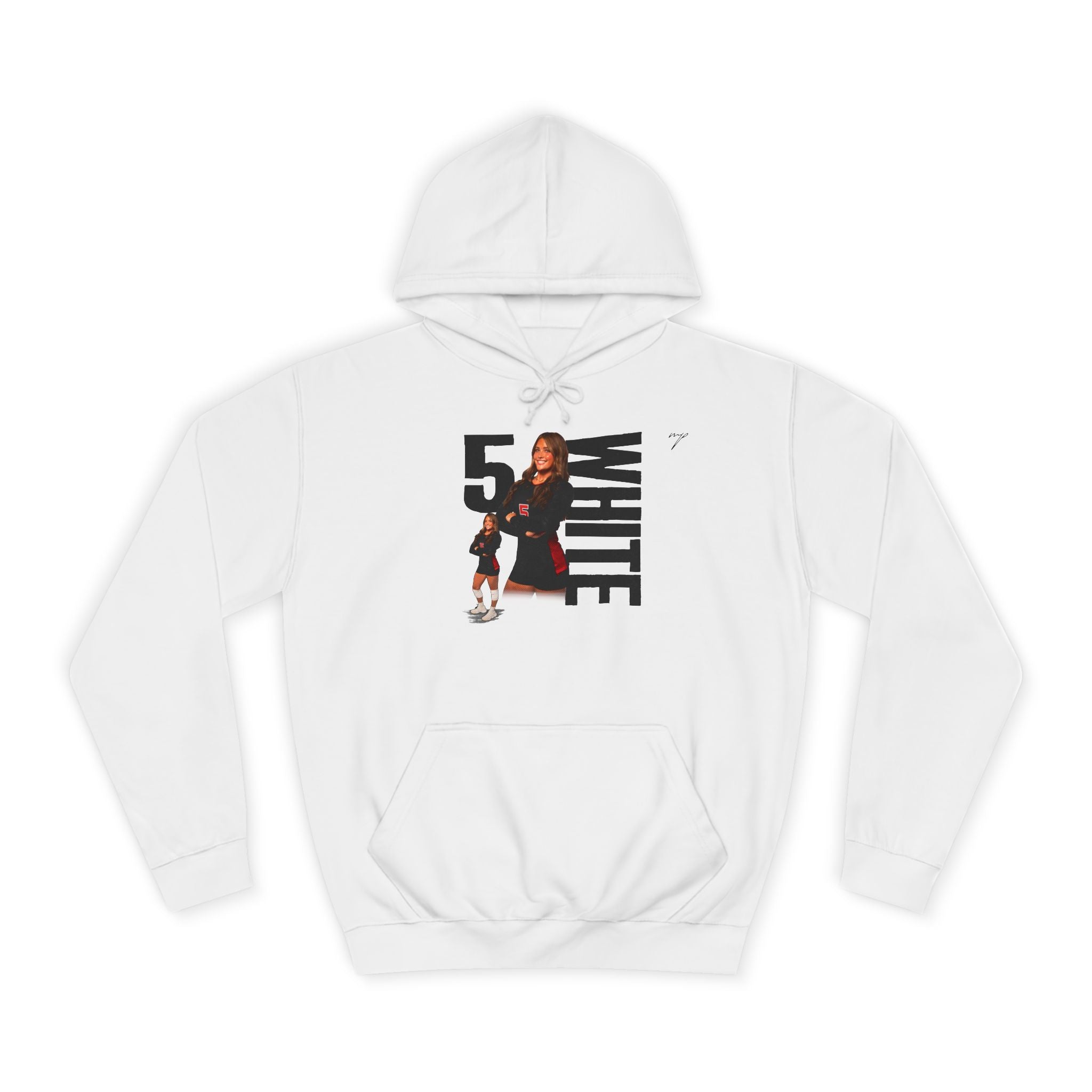 Amelia White Hoodie