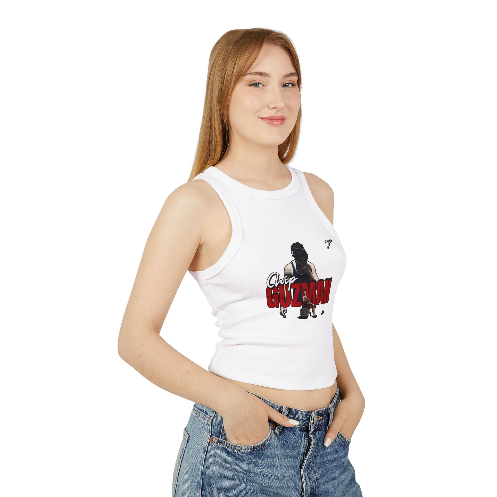 Chip Guzman Women's Micro Rib Racer Tank Top