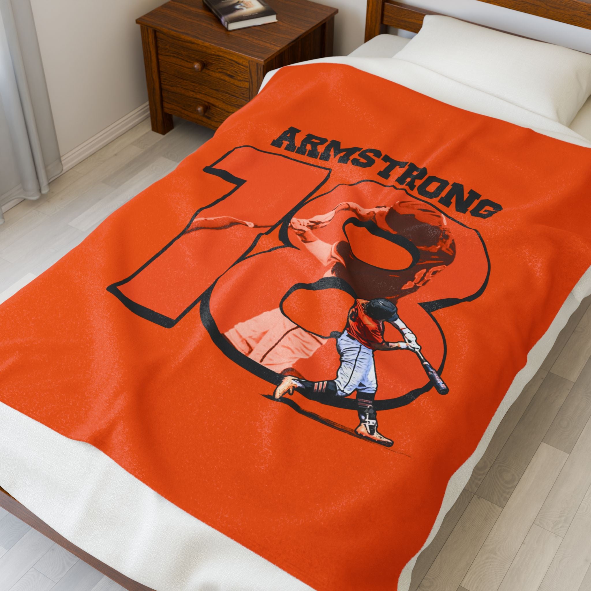 Chase Armstrong Velveteen Plush Blanket