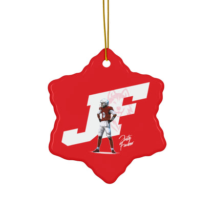 Justin Faulkner Ceramic Ornament