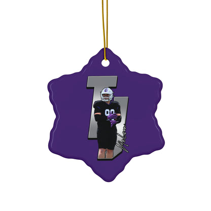 TJ Nelson Ceramic Ornament