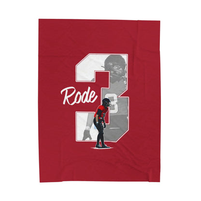 Parker Rode Velveteen Plush Blanket