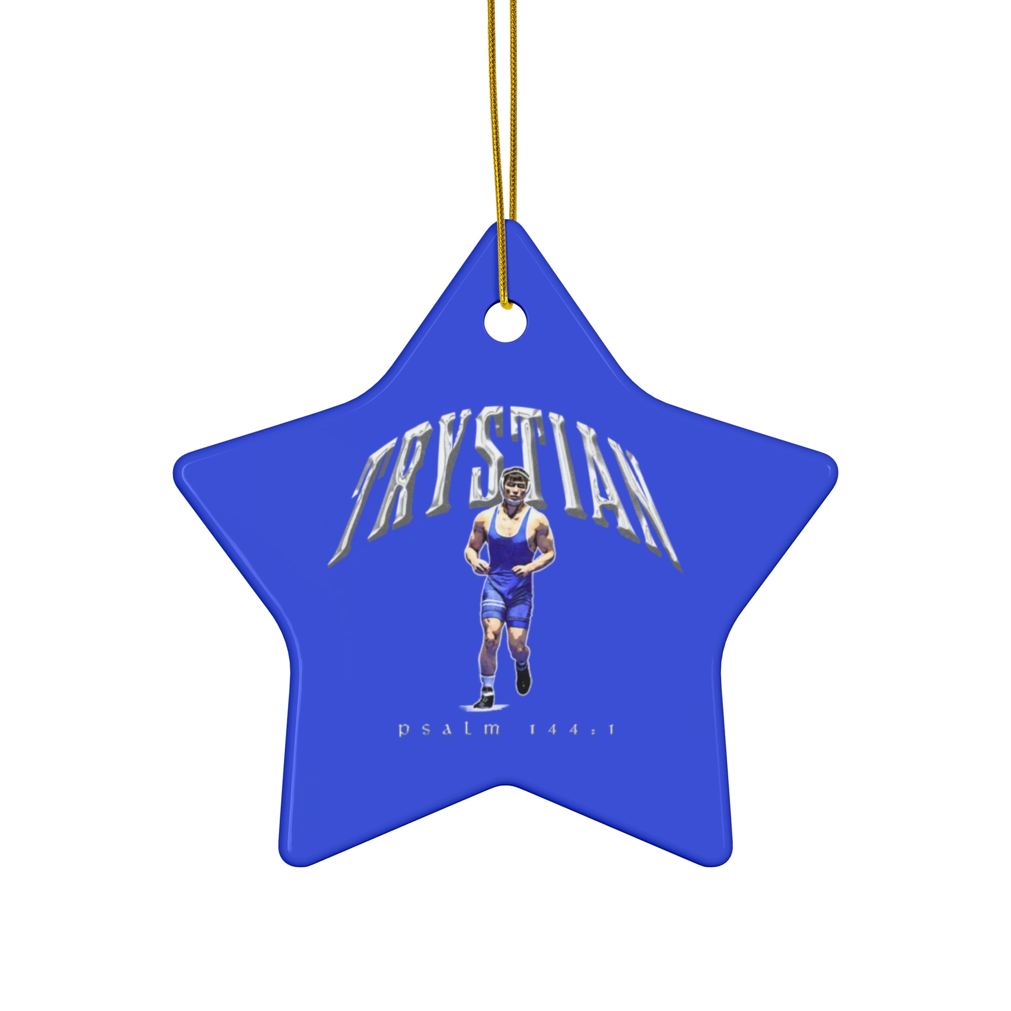 Trystian Juarez Ceramic Ornament